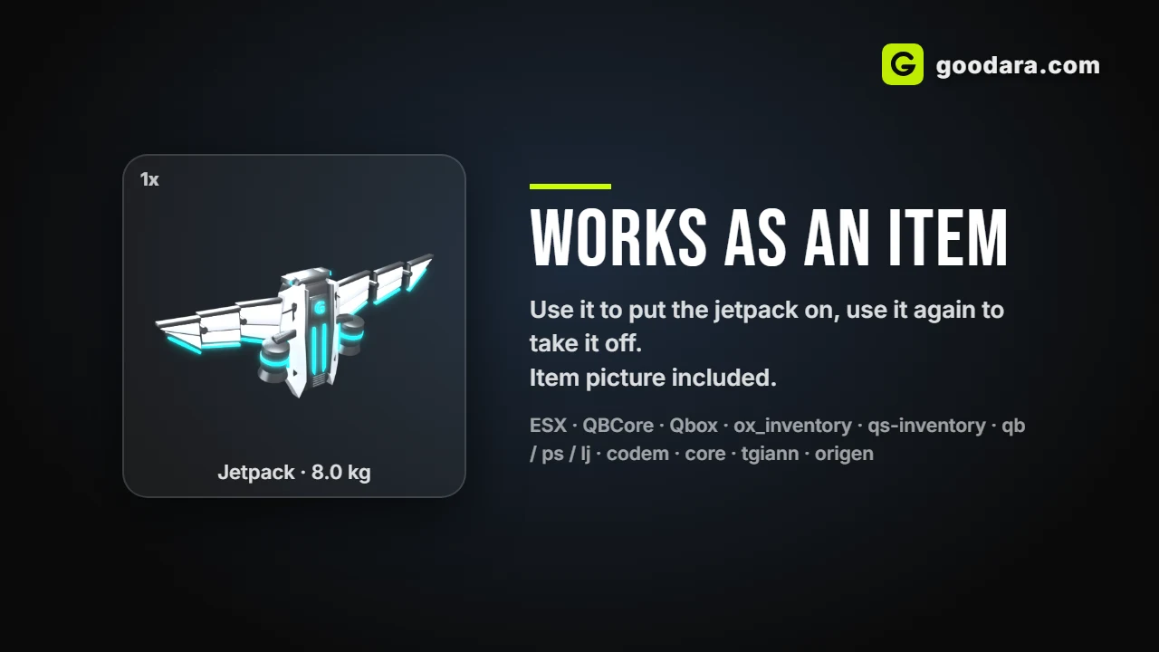 Aurora Jetpack – FiveM Jetpack Script with Hover & Jet Modes – image 9