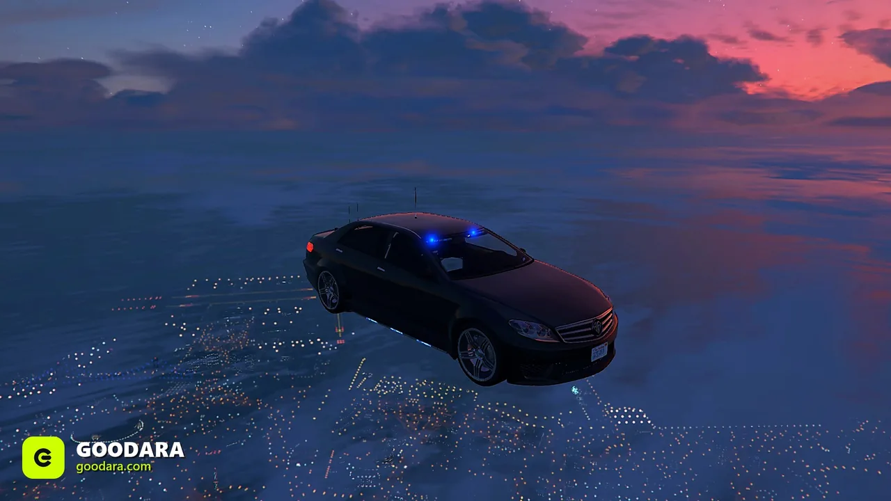 Benefactor Schafter Police – Lore-Friendly Mercedes-Benz S-Class Police Car
