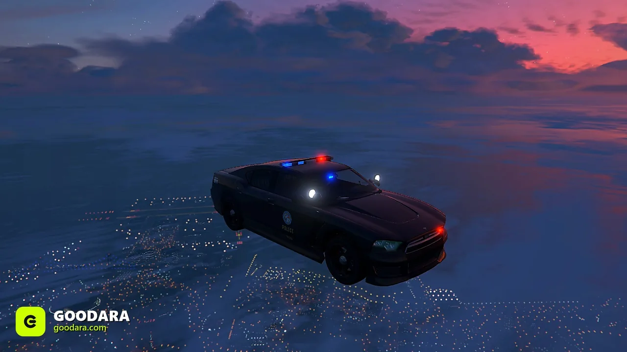 Bravado Buffalo S Police – Lore-Friendly Dodge Charger Pursuit Police Car