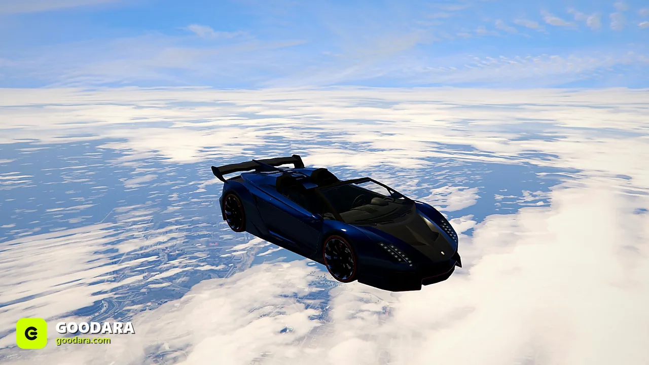 Pegassi Zentorno Roadster – Lore-Friendly Lamborghini Sesto Elemento Alternative